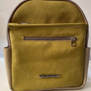 MOCHILA LEMON POP 100% CUERO