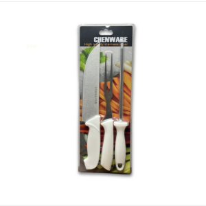 CUCHILLO CON AFILADOR 3 PCS