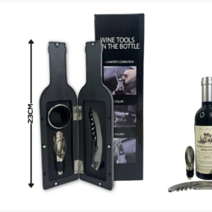 SET DE VINO BOTELLA - 3 PCS