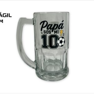 VASO CHOPERO VIDRIO - DIA DEL PADRE