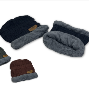 GORRO CON CUELLITO POLAR