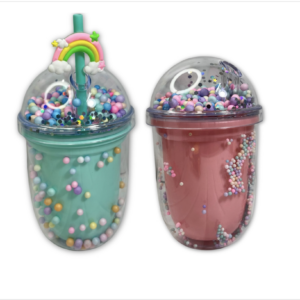 VASO INFANTIL ARCOIRIS CON SORBETE