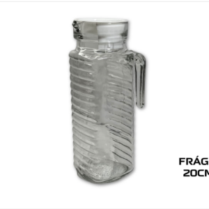 JARRA DE VIDRIO CON TAPA 1L