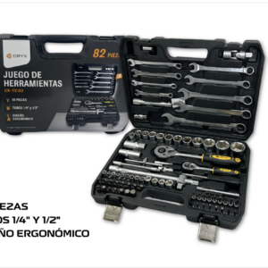 SET LLAVE TUBO 82 PCS ORYX