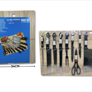TABLA CON UTENSILLOS X 10 PCS
