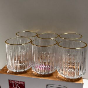 SET VASO WHISKY X6 PCS - AUREA