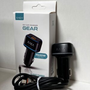 CARGADOR XAEA AUTO SIN CABLE CON SALIDA USB Y TC