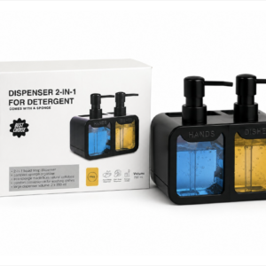 SET X 2 DISPENSER PARA JABON TRANSPARENTE