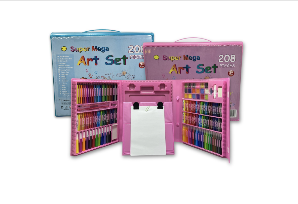 SET VALIJA ARTISTICA 208 PCS