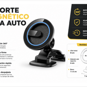 SOPORTE MAGNETICO PARA CELULAR