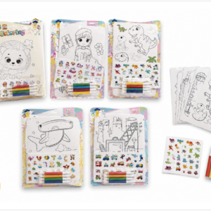 CUADERNO CON MARCADORES + STICKERS