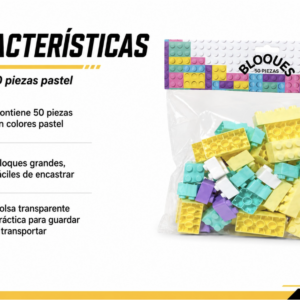 BLOQUES GRANDES EN BOLSA X 50 PCS