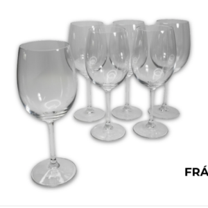 COPA DE VINO LISA X 6 UND