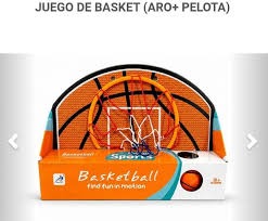 JUEGO DE BASKET (ARO+PELOTA)